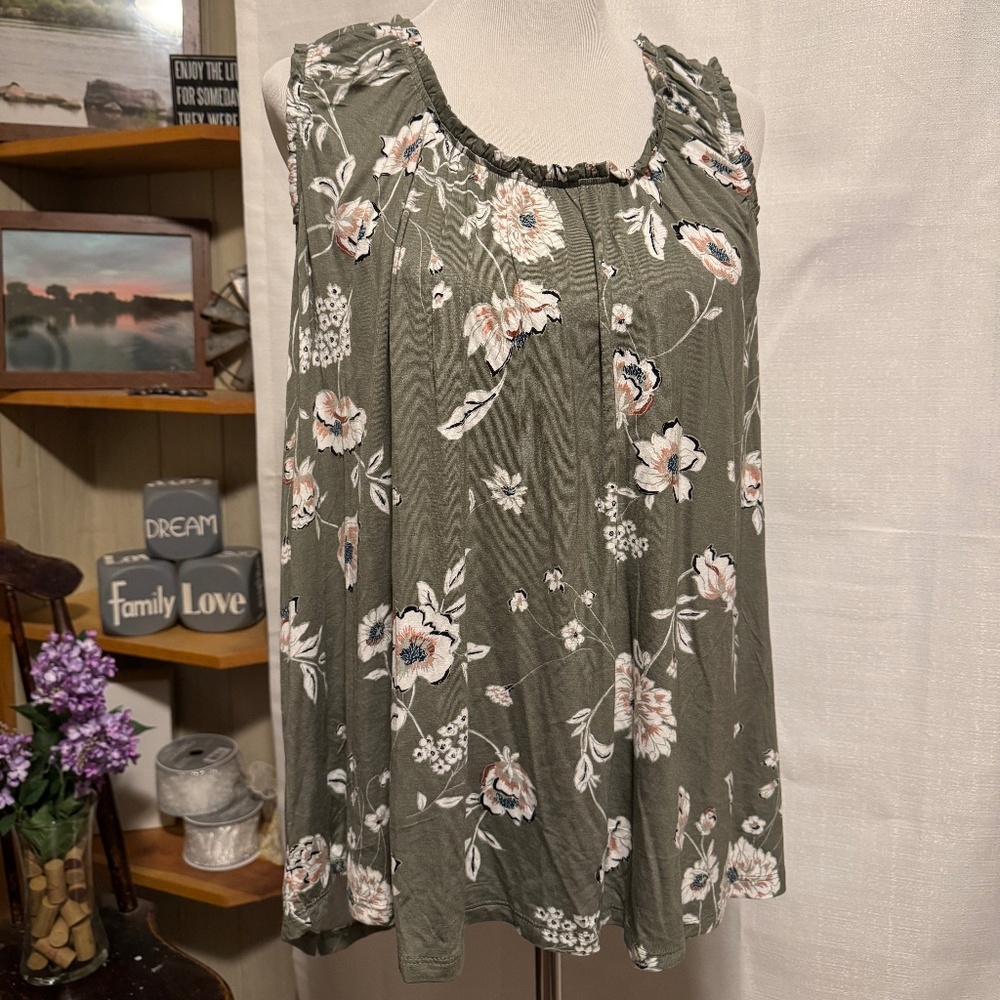 Maurices Olive Tank